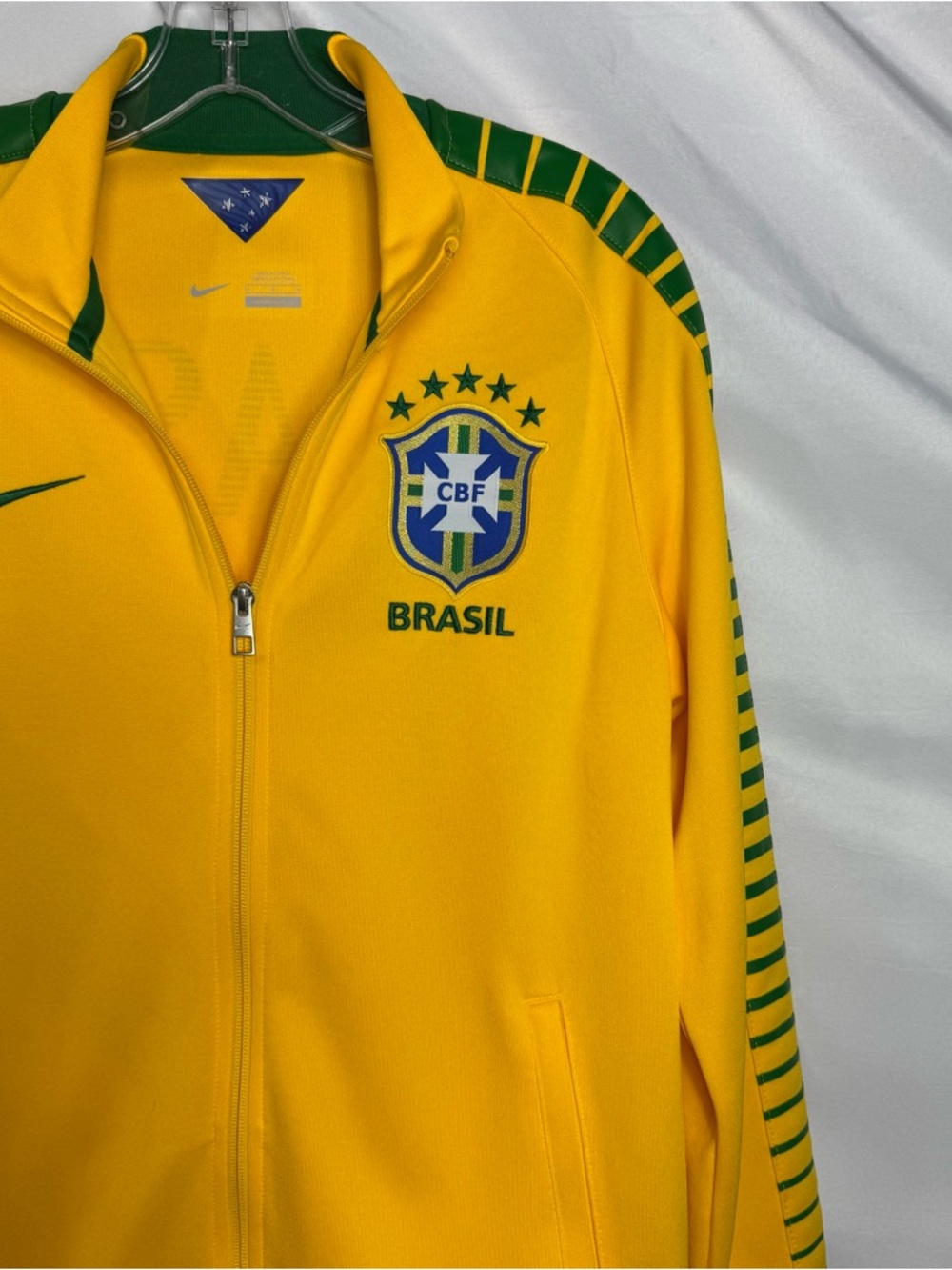 Nike Yellow & Green Brasil CBF Track Jacket